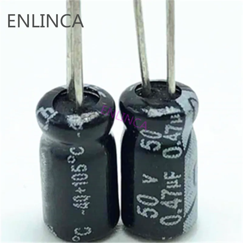 

110pcs/lot BC07 high frequency low impedance 50V 0.47UF aluminum electrolytic capacitor size 5*12 0.47UF 50V0.47UF 20%