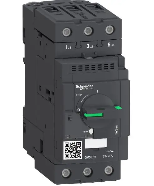 

Автоматический выключатель GV3L32 GV3-L32, TeSys GV3, 3P, 32 A, магнитный, Вращающаяся ручка, клеммы EverLink