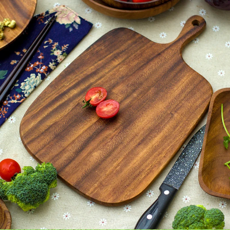 

Black Walnut Solid Chopping Boards Wood Tray Pizza Board Cutting Board Kitchen Baking Utensils Bread Board Fruit Sticky Board