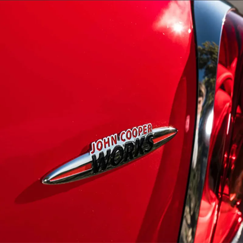 Значок для багажника автомобиля боковая наклейка JCW эмблема решетки радиатора Mini