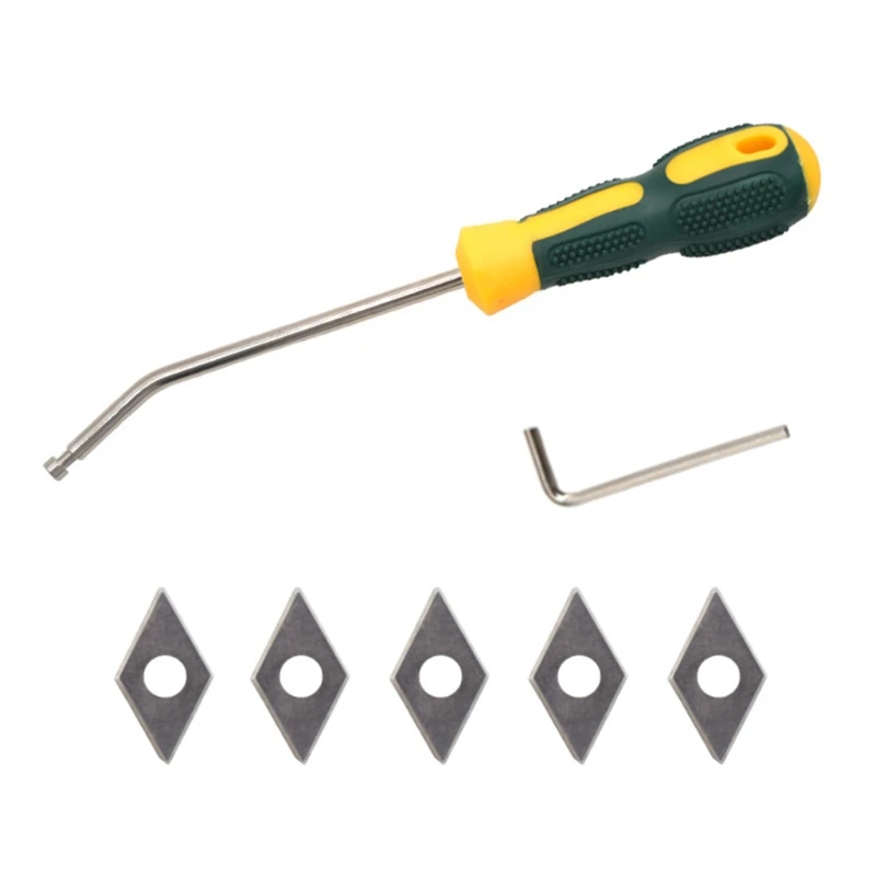 

New HXBB Drill Bit for Floor Wall Seam Cement Cleaning Hand Tools Wall Seam Cement Clean Tungsten Steel Ceramic Tile Cleaner