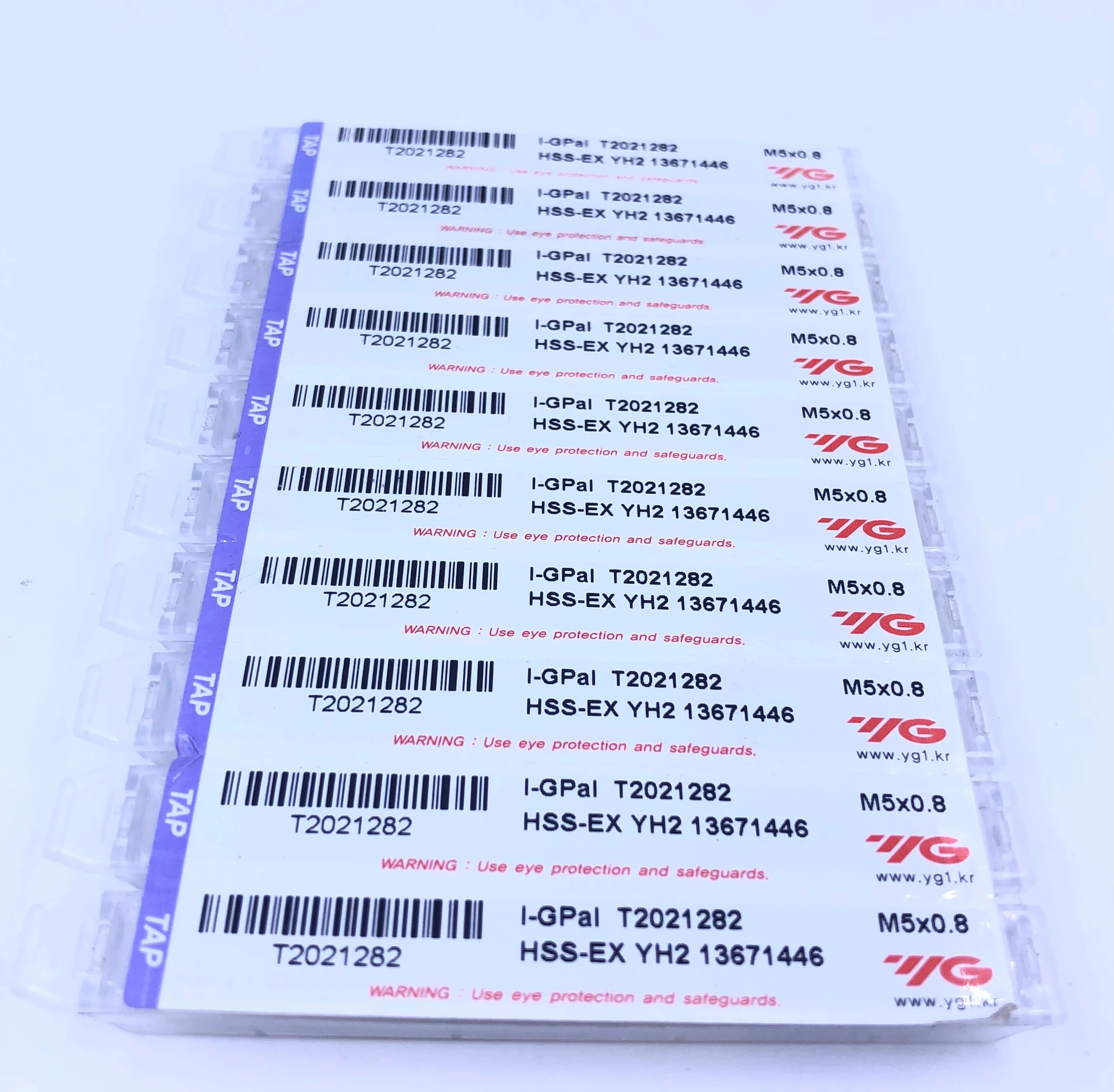 Оригинальные корейские метчики для алюминия серии T2021 модель YG HSS EX 10 шт./лот