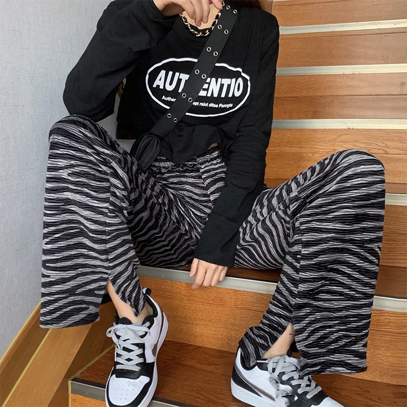 

Thin Corduroy Pants Children's Zebra Pattern Autumn Clothing