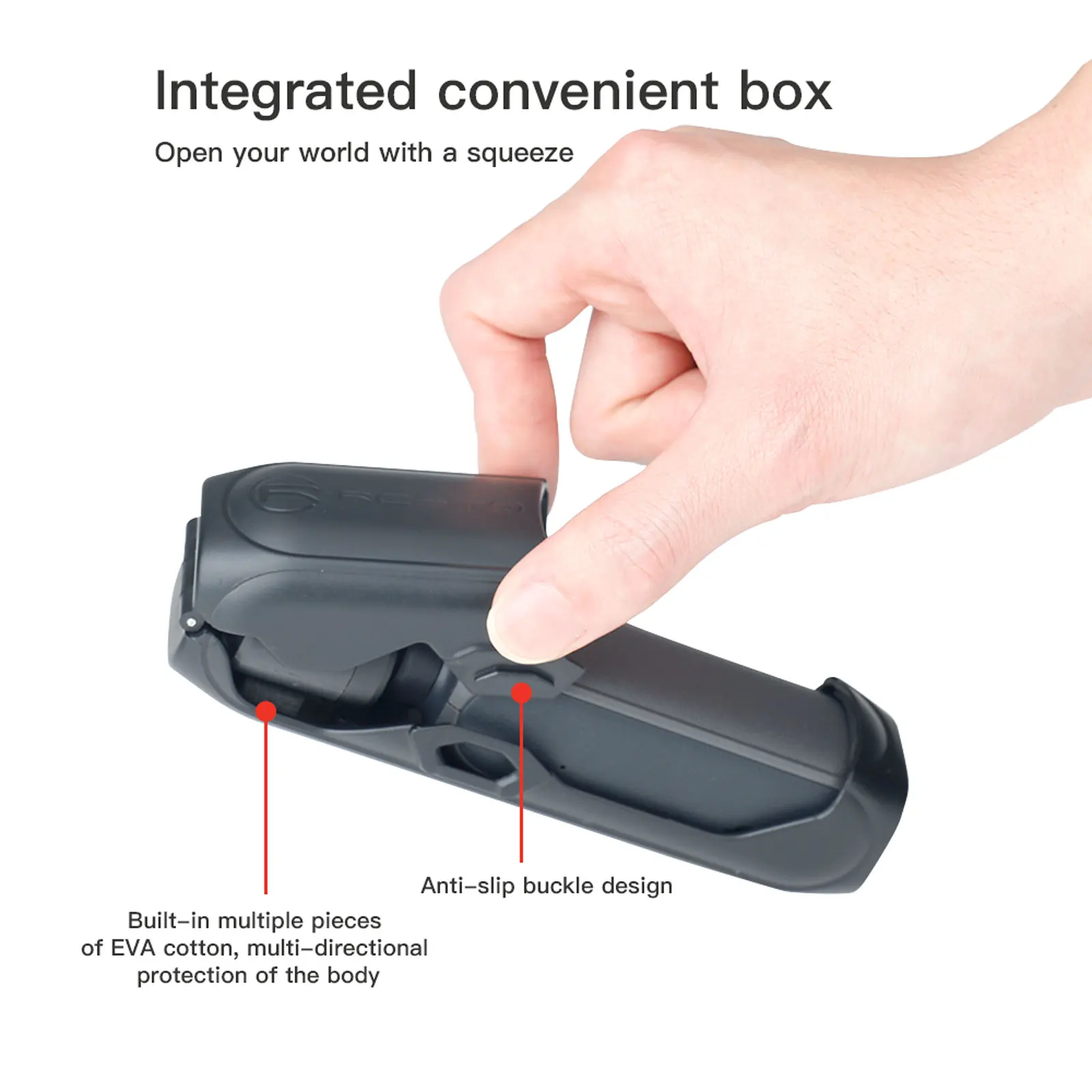 Protective Case Cover Portable Storage Box with Lanyard for FIMI PALM 2 Pocket Gimbal Camera Accessries | Электроника