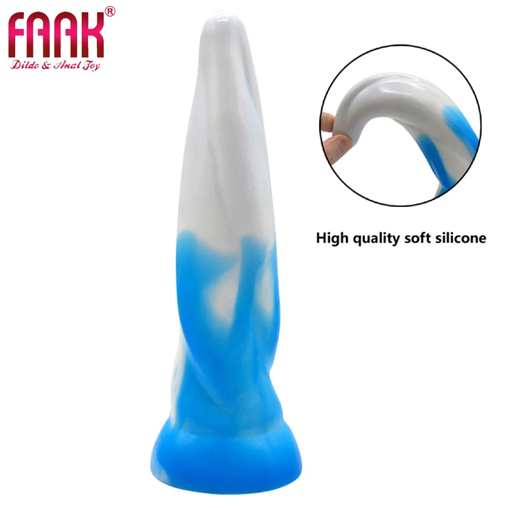 FAAK G-spot Vaginal Anal Oral Manual Sucker Clitoral Massager Female Masturbation Large Particle Manual Anal Expander Sex Shop