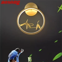 aosong copper led%c2%a0indoor%c2%a0wall%c2%a0lamps modern luxury design sconce light for home living room corridor
