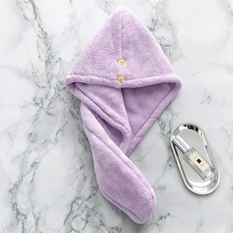 

Women Microfiber Towel Hair Towel Bath Towels for Adults Home Terry Towels Bathroom Serviette De Douche Turban for Drying Hair