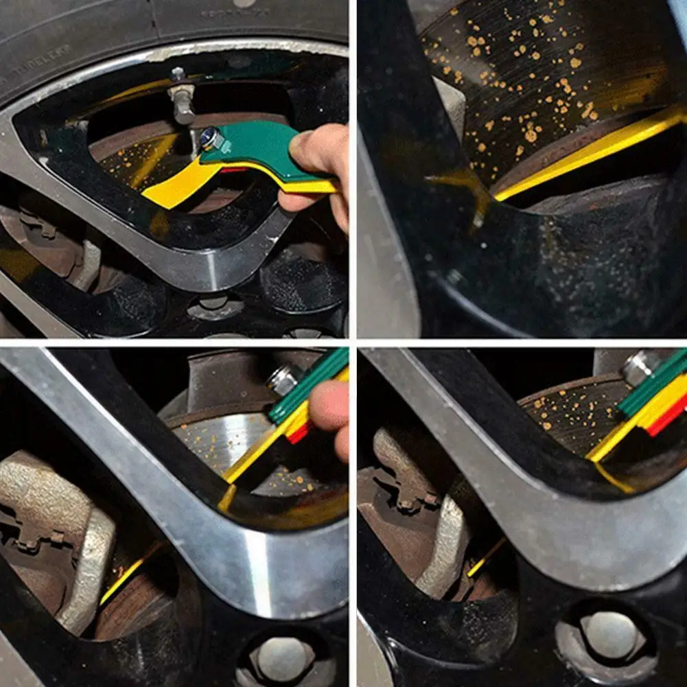 

2021 New Car Automotive Brake Pad Feeler Lining Thickness Gauge Measure Tool Pro 8 in 1 Hot Sell Drop Shopping Prodcut