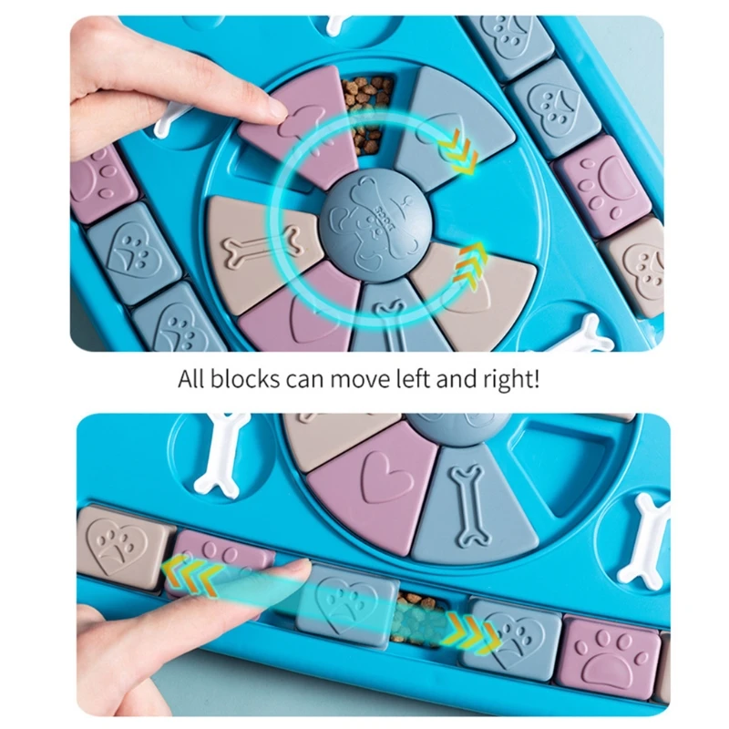 Умная интерактивная игрушка-пазл D7YB для собак помощь пищеварению подарок