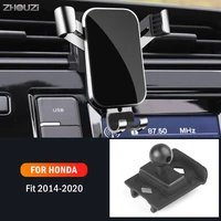 car mobile phone holder for honda fit 2014 2015 2016 2017 2018 2019 2020 mounts gps stand gravity navigation bracket accessories