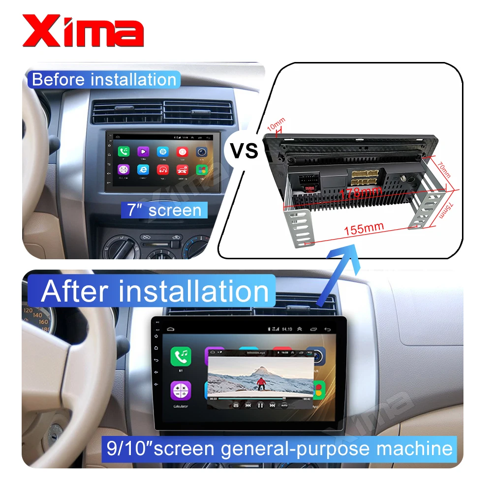 Автомобильная Мультимедийная система XIMA мультимедийная стерео-система на Android с