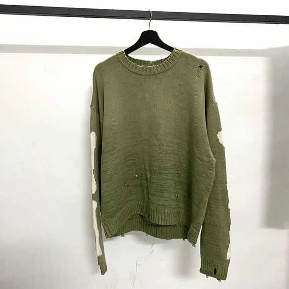 

Pullovers Unisex Women Men y2k Oversize Sweater Plus Size Warm Hip Pop Ulzzang BF Unisex Casual Striped Knit Young Girl Retro