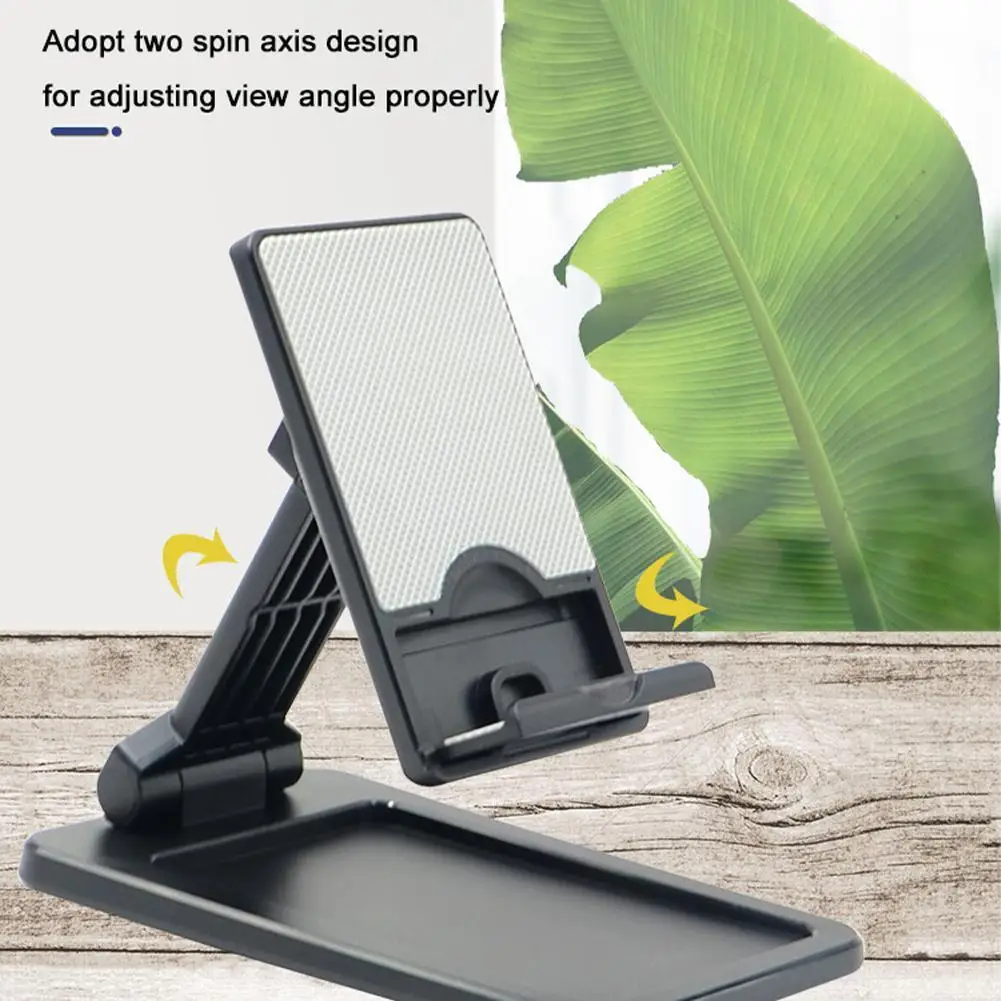 

Portable Folding Mobile Phone Stand Portable Desktop Folding Mobile Phone Stand Holder Desktop Live Anti-skid Mobile Phone Stand