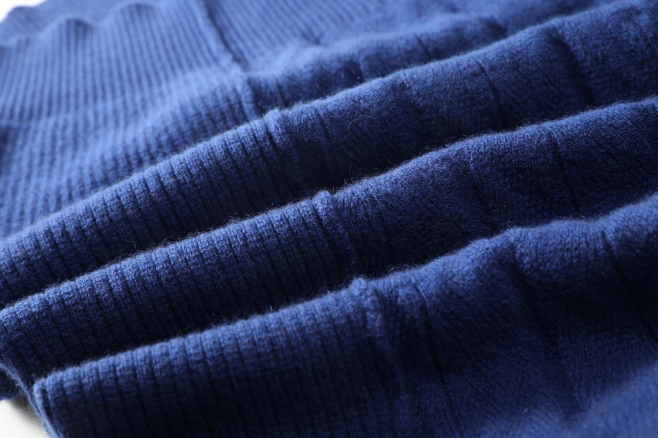 RMORE внутренний монгольский кашемировый свитер, мужской свитер, ребристый, половина водолазки, манжеты, подол, зима, толстый, 12 калибра, вязаный, SlavaStore