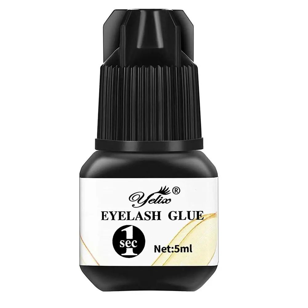 Eyelash Extension Glue Quick-drying Odorless Planting False Adhesive Keep 50 Days Powerful Black New | Красота и здоровье