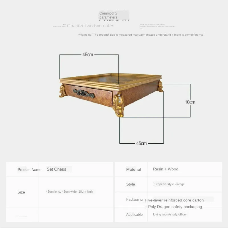 Творческие шахматы набор украшение босс офисный стол поверхность панель мебель