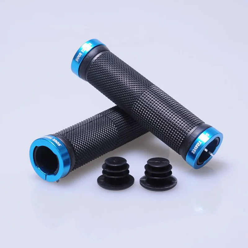 

Bilateral bicycle lock with the set of handshake mountain bike folding bikes rubber handlebars put cycling equipment