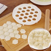 19 holes dumpling maker jiaozi machine pastry tools kitchen plastic dumpling manufacturers shape dough press ravioli mould