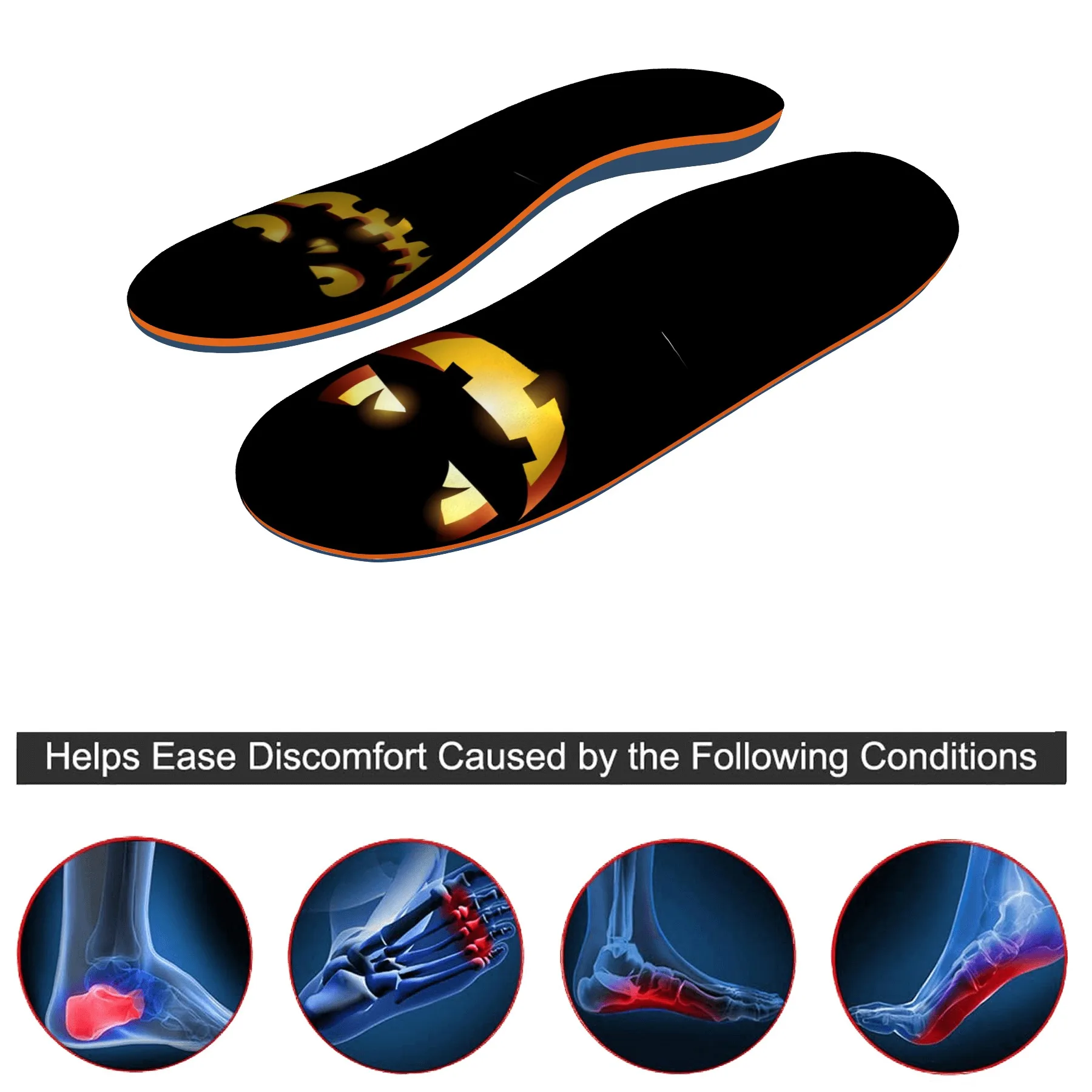 

Ортопедические стельки iFitna, Нескользящие, с поддержкой свода стопы, для облегчения усталости стопы, для мужчин и женщин