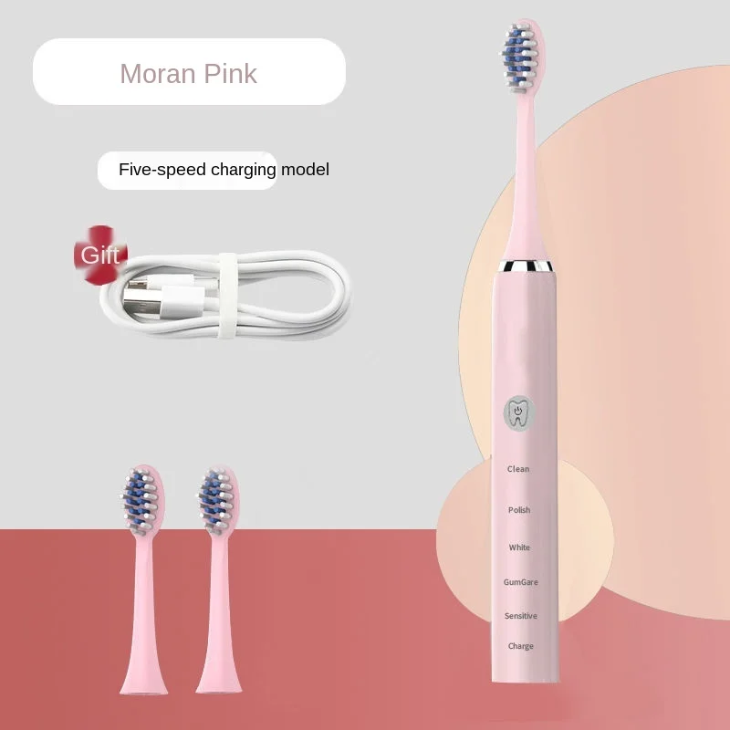 

NEWElectric toothbrush rechargeable smart toothbrush sonic vibration student couple set soft bristles sonic toothbrush electric