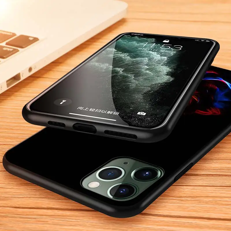 Marvel Spiderman logo Phone Case For Apple iPhone 14 13 12 11 SE XS XR X 7 8 mini Plus Pro MAX 2020 Black Soft FUnda