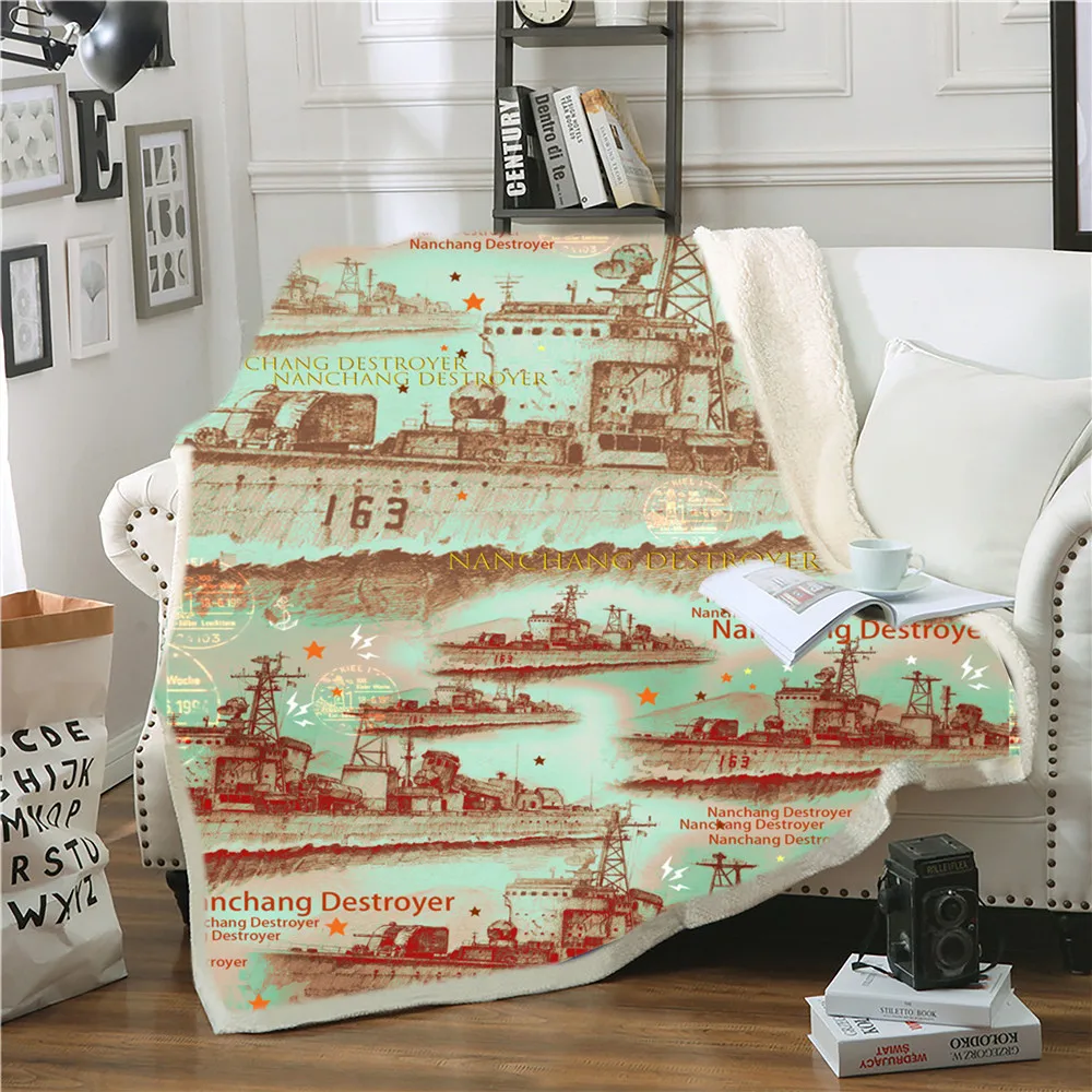 Модное одеяло с принтом пейзажа шерпа двойное 3D в виде Парижской башни покрывало