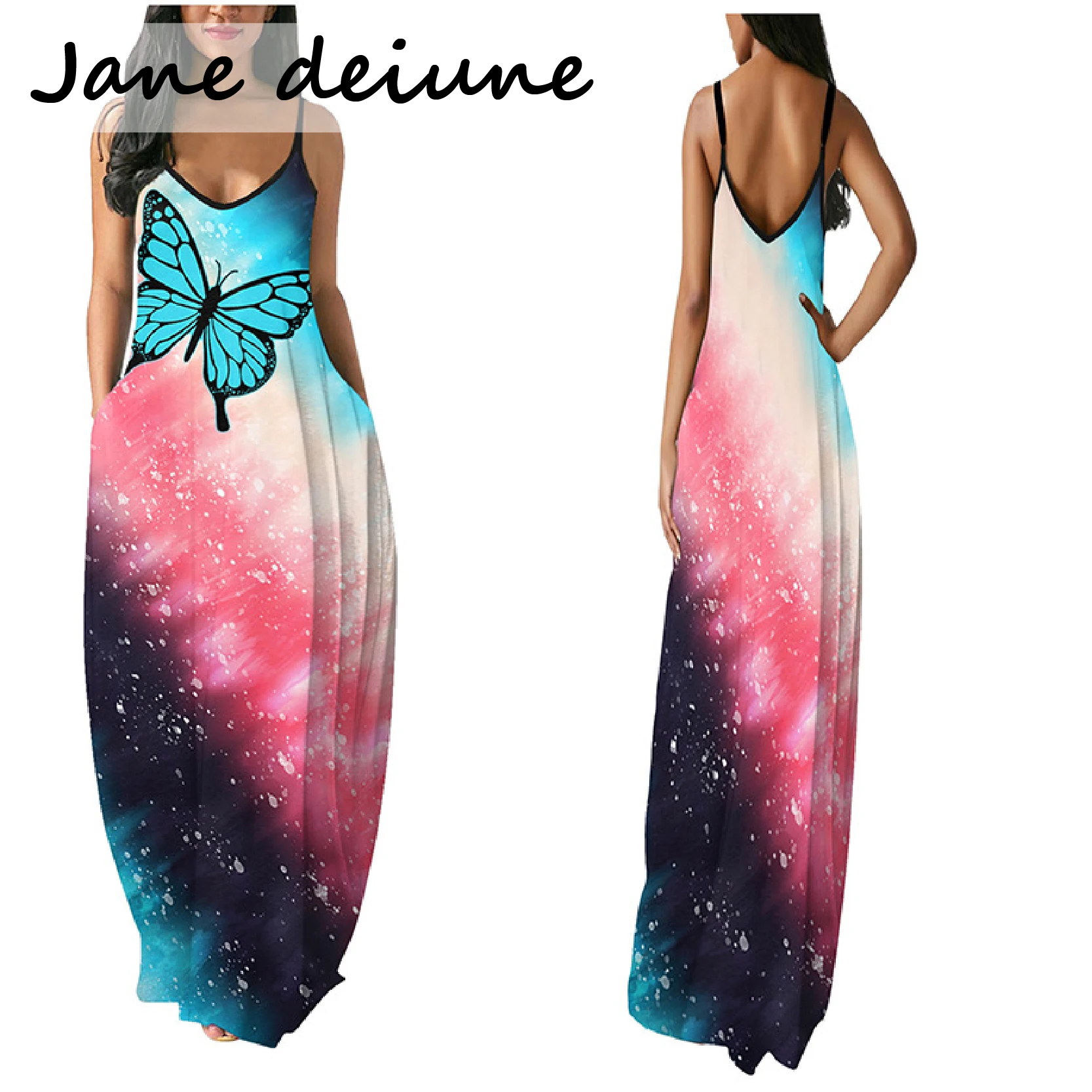 

Paisley Print Knit Dress Butterfly Women Green Y2K Summer Sexy Bodycon Sleeveless Spaghetti Strap Beach Party Midi Dresses 2021