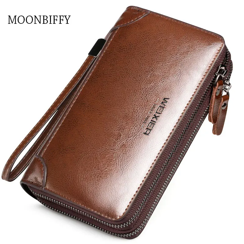 

Men Clutch Bags Wallets Leather Men Bags Wallet Leather Long Wallet With Coin Pocket men Purse