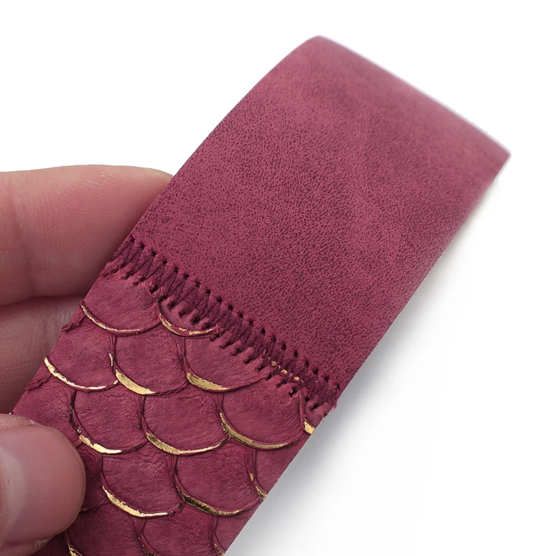 Женские кожаные браслеты ALLYES яркие цвета модные с широкой обмоткой в виде рыбьей