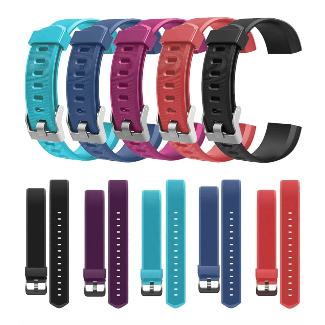 5 цветов Силиконовый ремешок для ID115 Plus смарт браслет силиконовый регулируемый