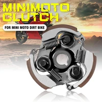 motorcycle mini moto centrifugal clutch 2 stroke 47cc 49cc for minimoto dirt bike atv quad 3 clutch spring 75mm clutch plate