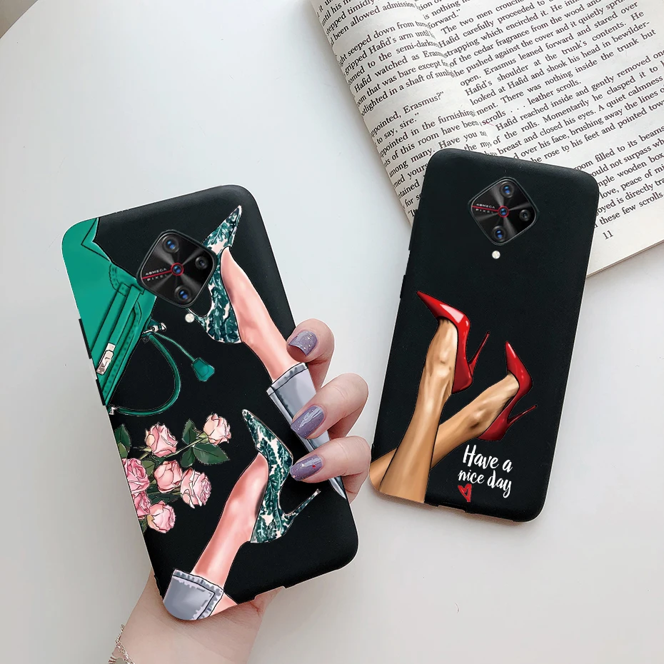 ДЛЯ Vivo S1 Pro Чехол 1920 для V17 Россия V1945A V 17 1909 задняя окрашенная силиконовая