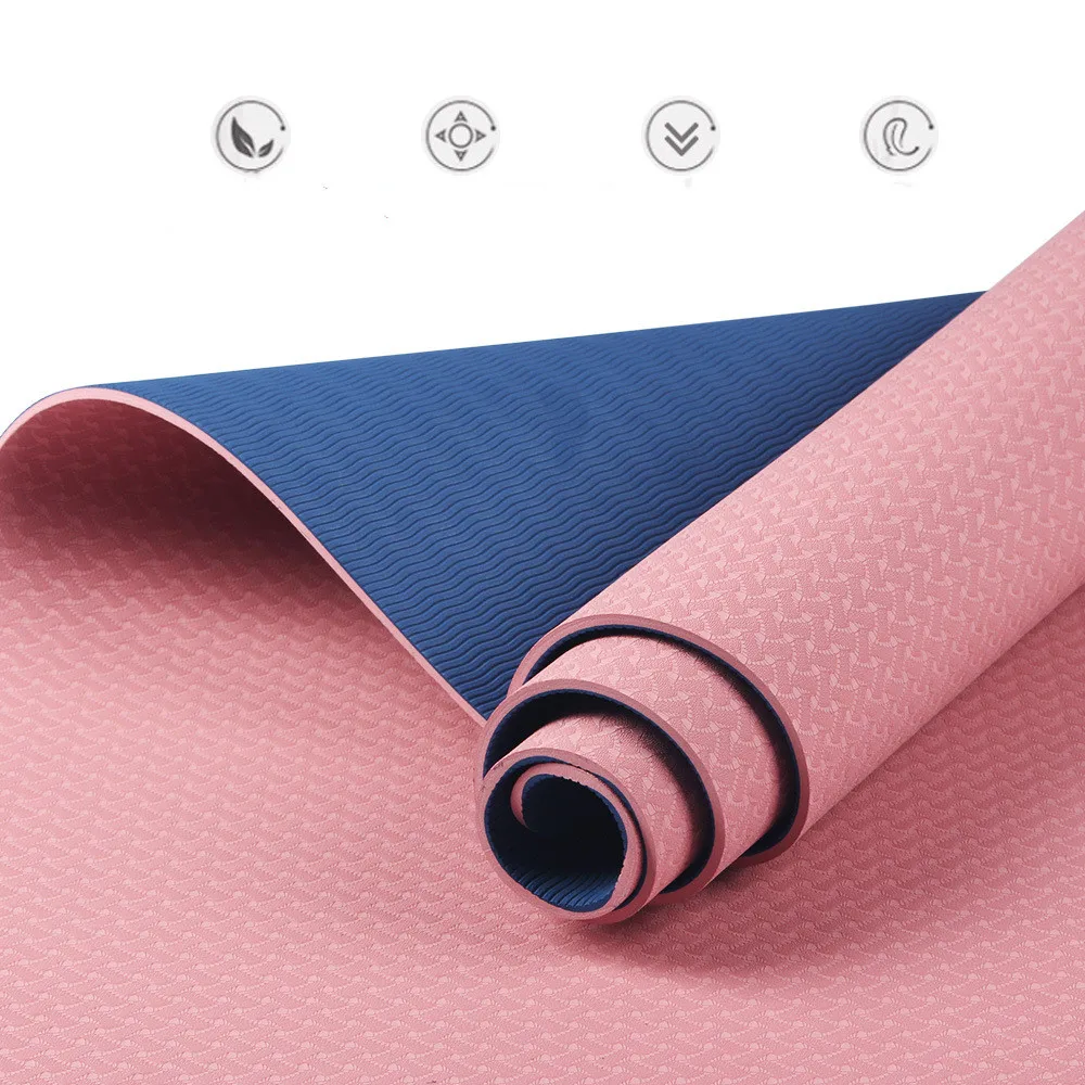 183/61 коврики для йоги начинающих с линией тела толстые пилатеса гимнастические