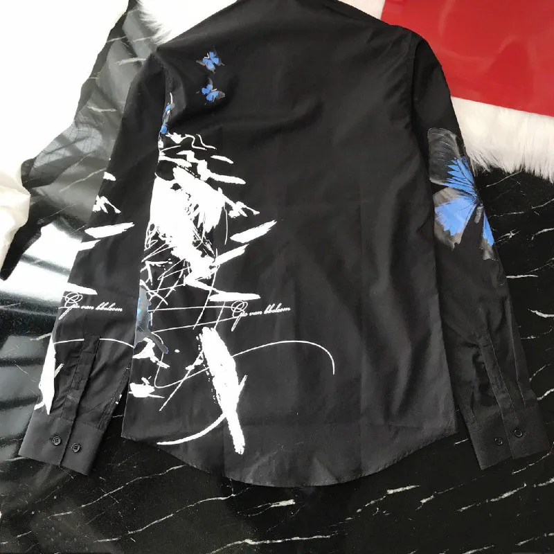Новинка 2019 модная мужская Рубашка F.N.JACK мужские рубашки с длинным рукавом и