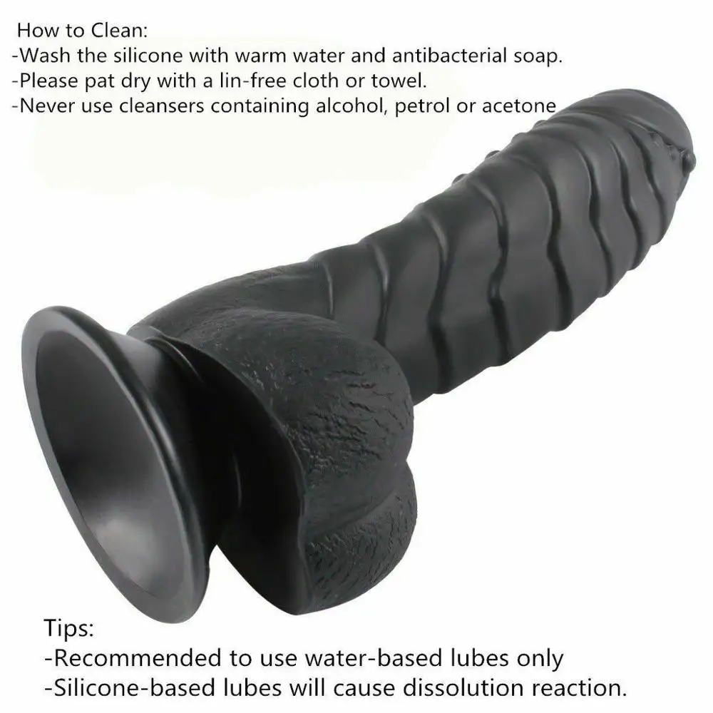 HIMALL Realistic Big Dildo Life like Large Dong With Suction Cup and Nubs Soft Anal Plug Adult Sex Toy | Красота и здоровье