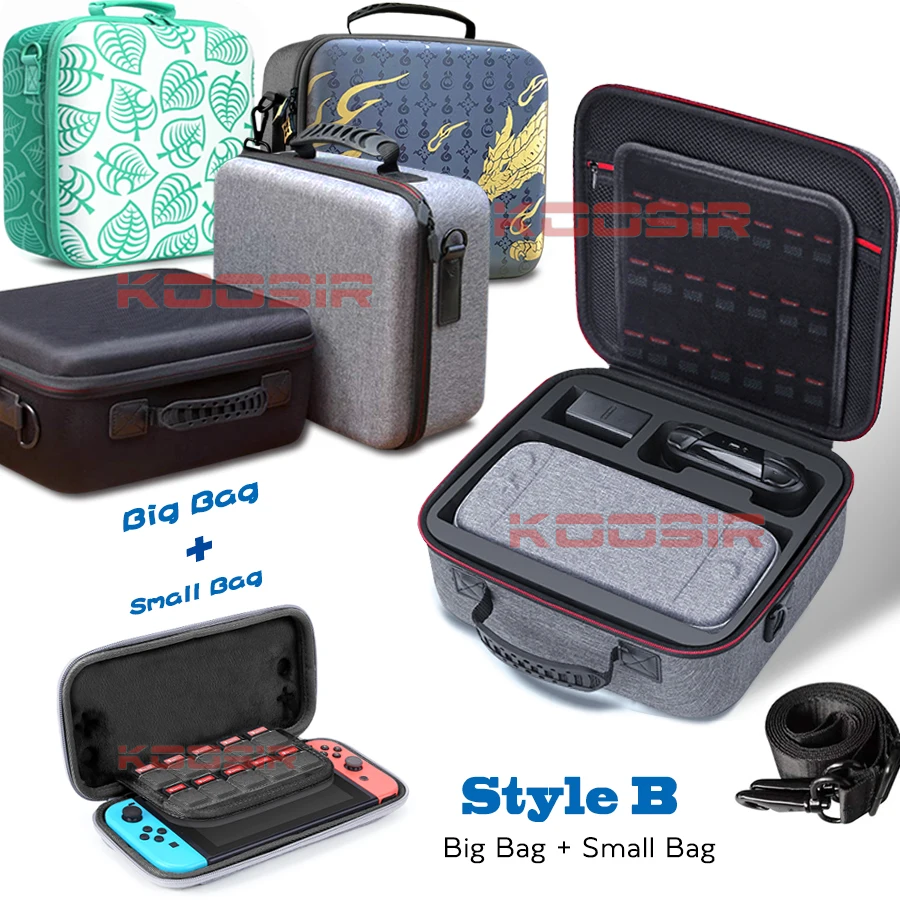 

2021 Nintend Switch NS Accessories Console Deluxe Carrying Storage Case Nitendo Portable Cover Suitcase for Nintendo Switch Bag