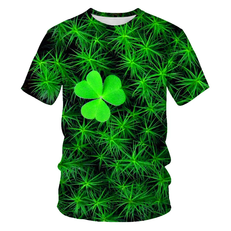 

Fashionf ull size clothing for men pastoral plant hip-hop 3D printing men and women short-sleeved T-shirt casual couple shirt