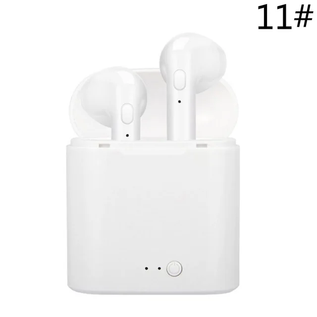 2 white with box I7s TWS Bluetooth наушники стерео вкладыши беспроводные наушники Bluetooth наушники-вкладыши для всех смартфонов совместимы - Цвет: 2 white with box