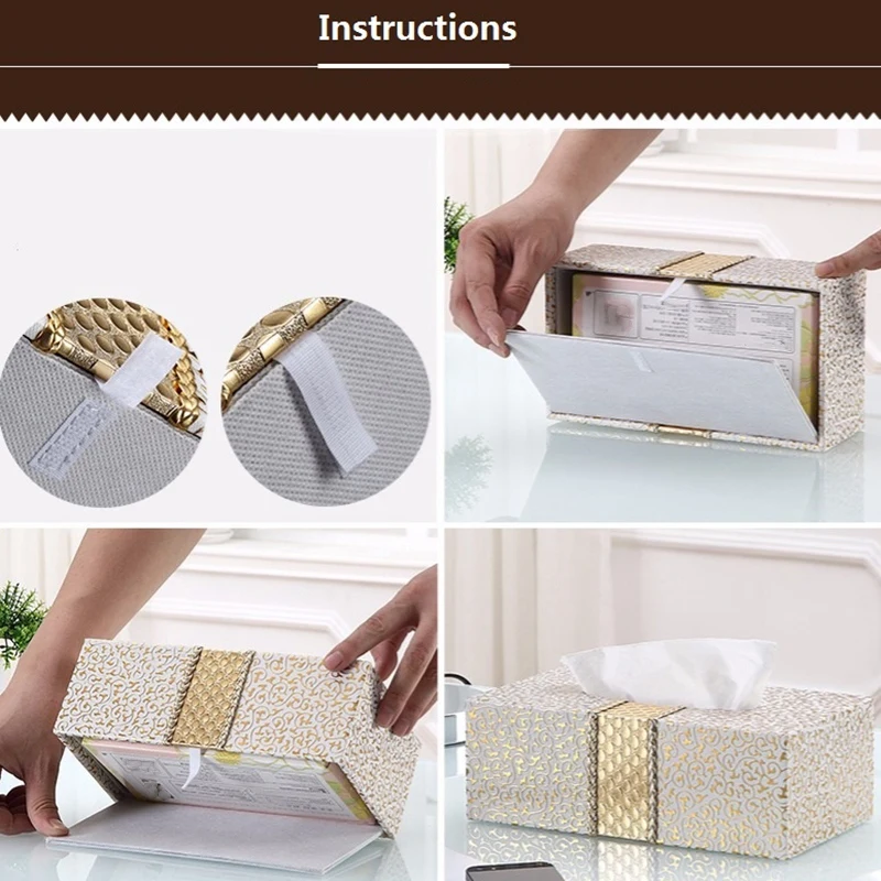 Car Home Rectangle Shaped Tissue Box Household Living Room Desktop Napkin Holder | Обустройство дома