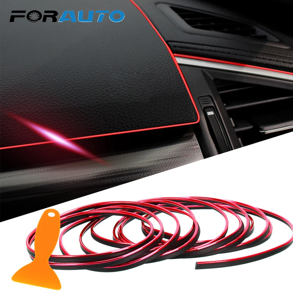 FORAUTO 5 м Сделай Сам Декоративная полоса для двери автомобиля отделка линии