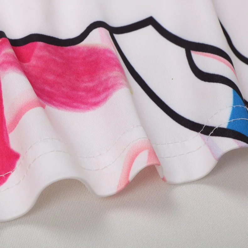 Новинка Розничная продажа платья для девочек с единорогом пижамы платье