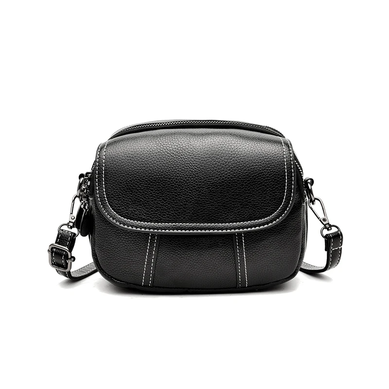 

Women's Mini Bag 2020 New Retro Simple Shoulder Messenger Soft Leather Female Bag