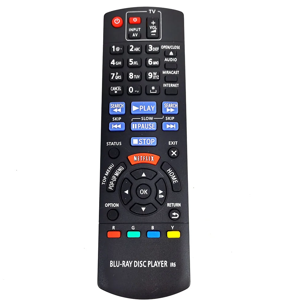 

New Replacement N2QAYB000874 For Panasonic Blu-Ray DISC Player Remote Control DMP-BDT225 DMP-BDT230 DMP-BDT330 Fernbedienung