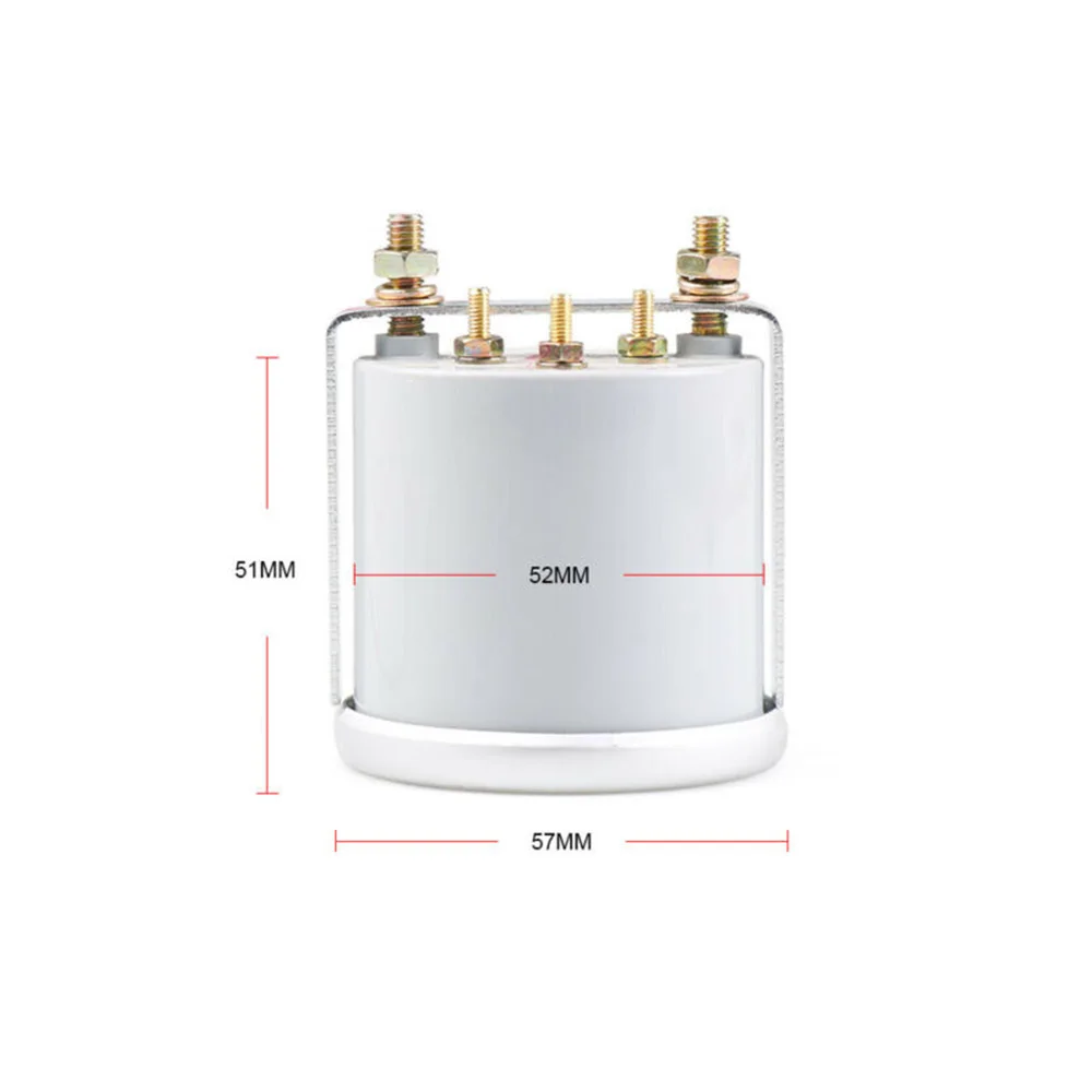 Светодиодный измеритель температуры воды белого цвета с датчиком дыма 12 В 2 дюйма