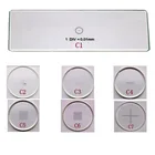 Мерные детали для микроскопа 0,01 мм, Калибровочная линейка, микрометр для сцены, мерные детали для стекла, Прямая поставка