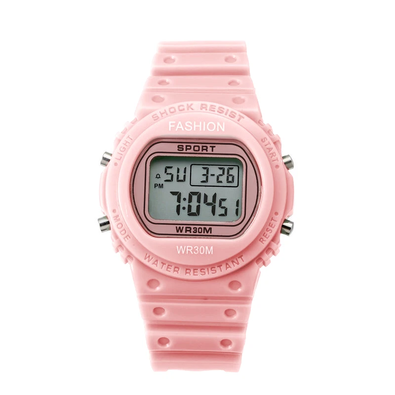 

Fashion Watch Women Men Gold Casual Transparent Digital Sport Watches Lover's Gift Clock Children Wristwatch Female Reloj mujer