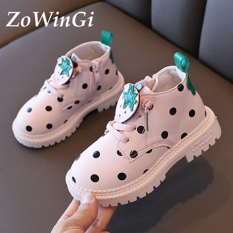 

Size 22-31 Kids Martin Boots Children Casual Shoes Winter Warm Baby Non-slip Shoes Girls Short Boots Bota Infantil Menina