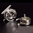 Катушка для ловли нахлыстом Ультралегкая D50D60 CNC, алюминий 1:1, 2 подшипника, лед, правая рука