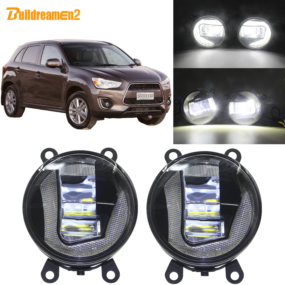 Buildreamen2 для Mitsubishi ASX 2013 2014 Автомобильный светодиодный проектор туман светильник +