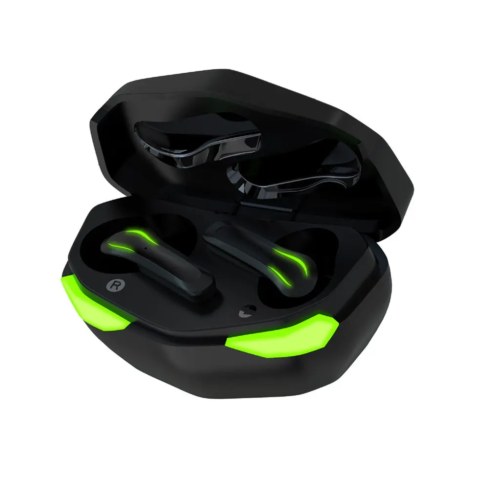 

JS17 TWS In-Ear Noise Cancelling No Delay Gaming Wireless Bluetooth-compatible Headset Charging Box Earbuds With Mic For Phone